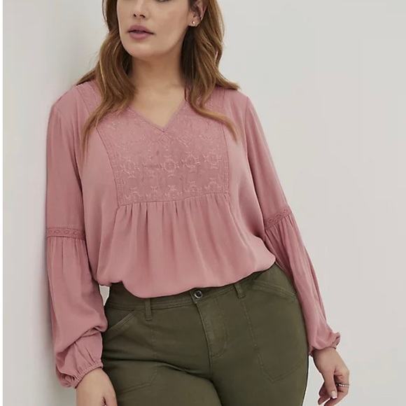 torrid Tops - TORRID | Crinkle Gauze Blouse